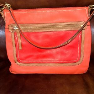 Coach Leather Shoulder Bag